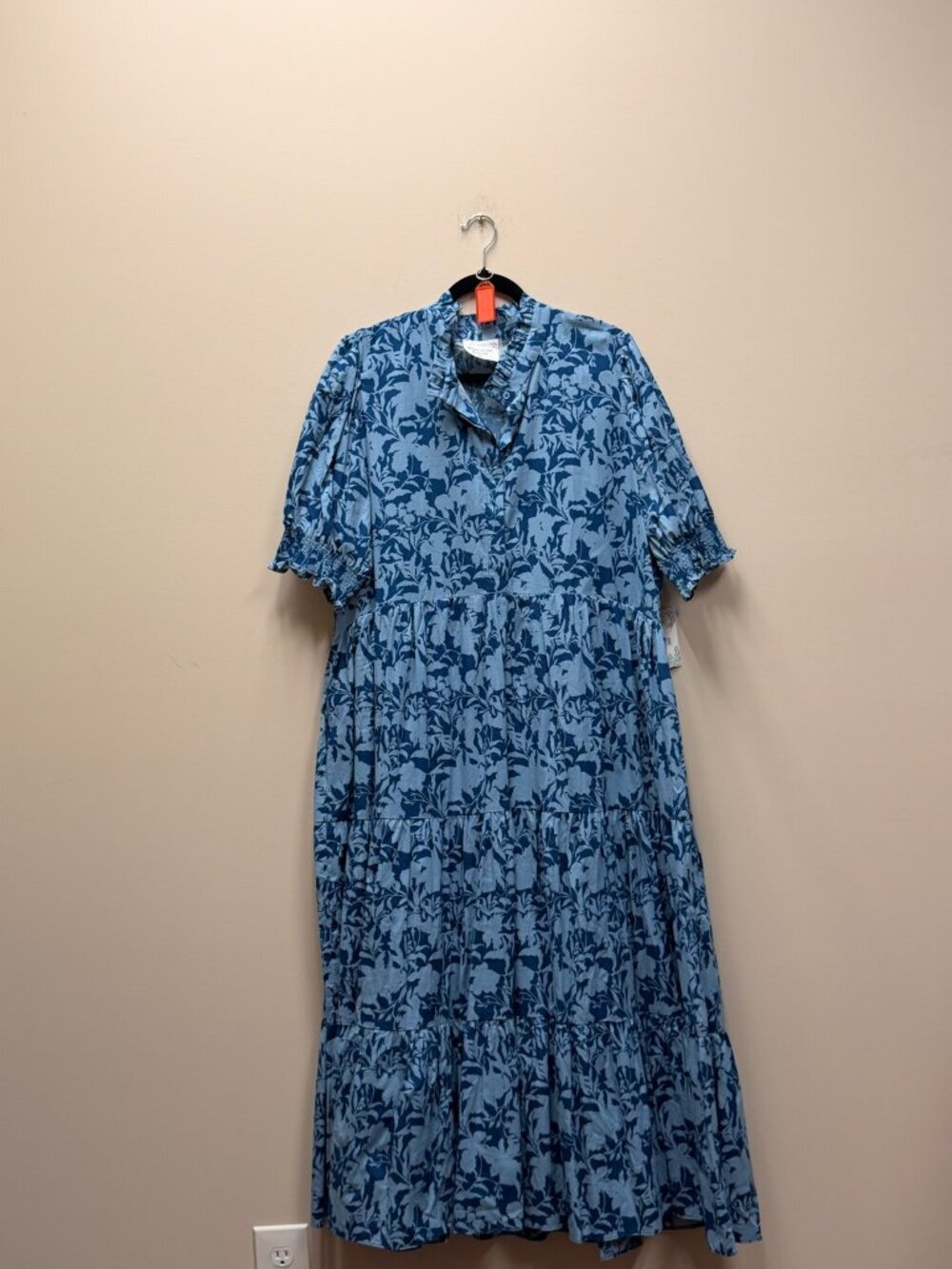 HYACINTH HOUSE Steel Blue Floral Bennett Maxi Dress Size XXL NWT - Picture 9 of 10